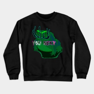 Frog eat spider Crewneck Sweatshirt